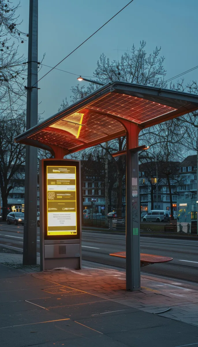 Digital Bus stop