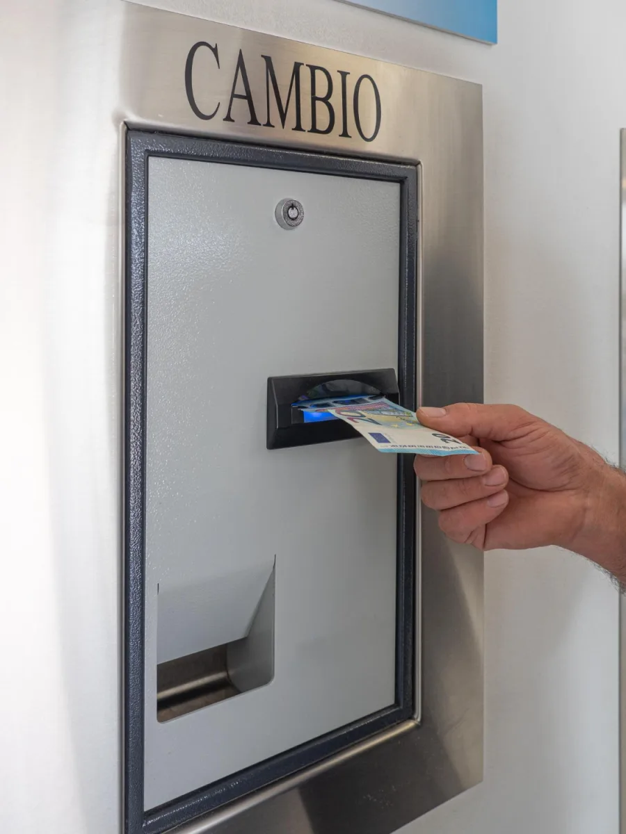 Máquinas de cambio de monedas